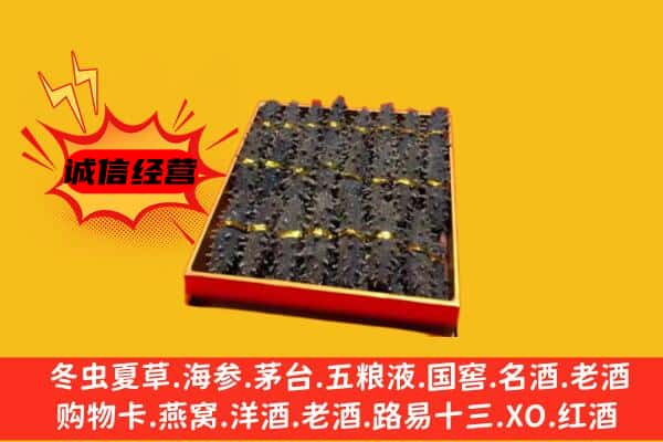 台儿庄区回收海参